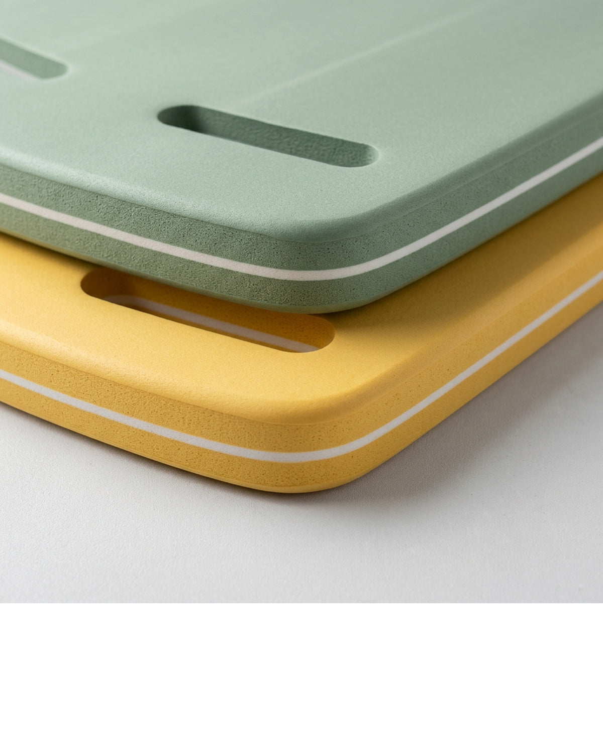 Kovao Compact EVA Swimming Kickboards Set of 2 Sage and Yellow - Detail view