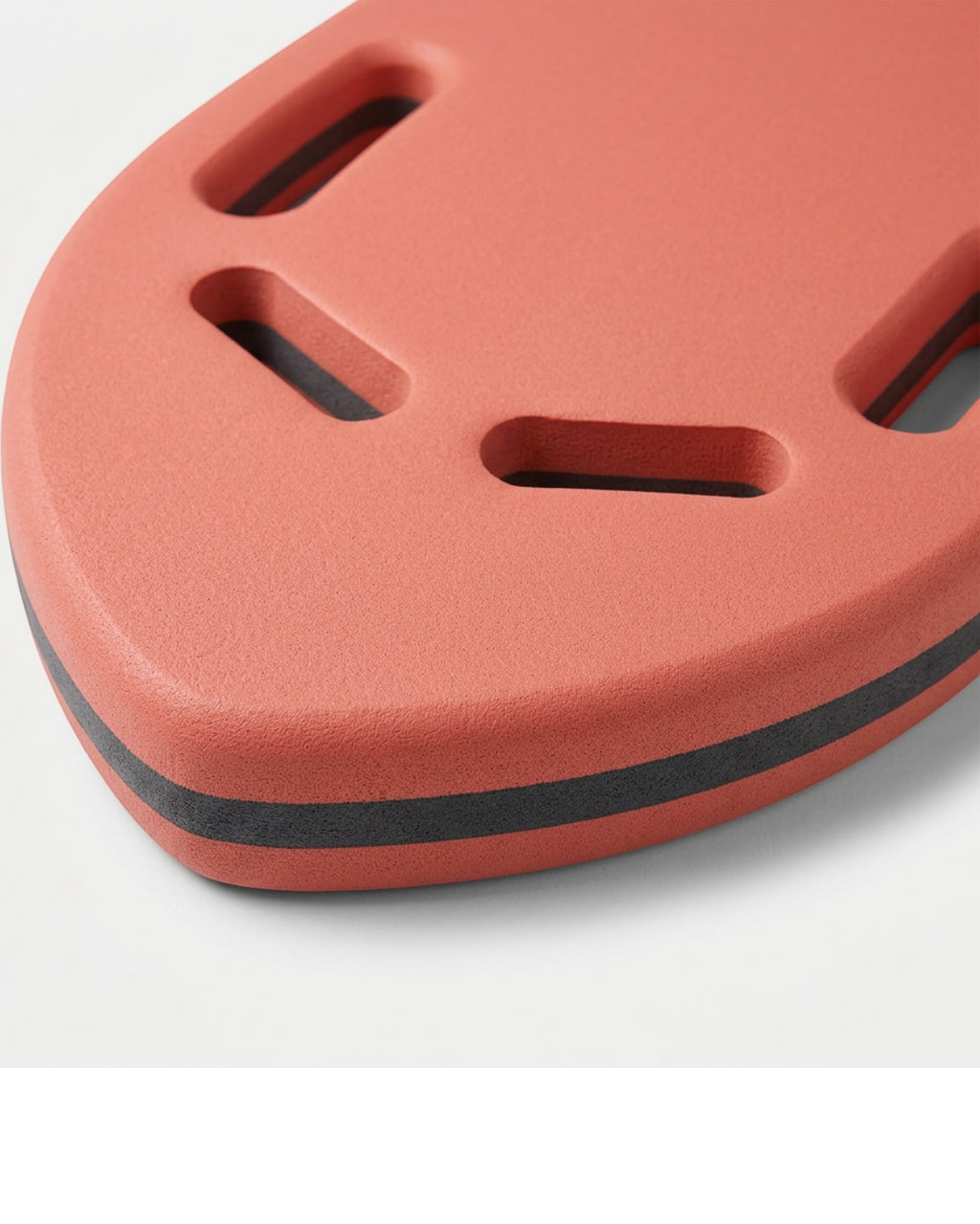 Kovao Arrow EVA Swim Training Board 41 x 28 cm with 3 Grip Positions Coral - Detail view